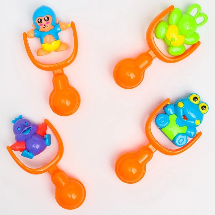 Погремушка «Зверята», виды МИКС