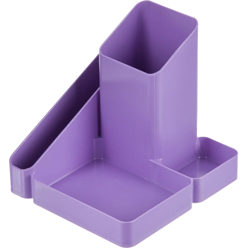 Подставка-органайзер для канцелярских мелочей Attache Акварель 4отделения фиолет