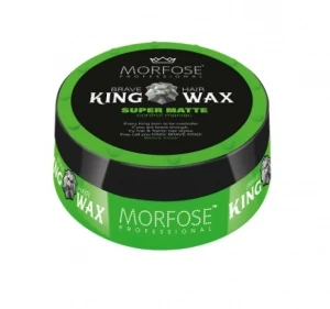 MORFOSE King Hair Wax Воск для волос Королевский Super Matte, 175 мл/48 шт