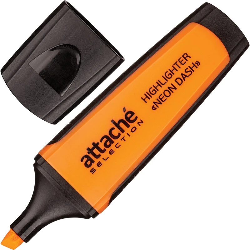 Маркер выделитель текста Attache Selection Neon Dash оранжев.1-5мм штр. 