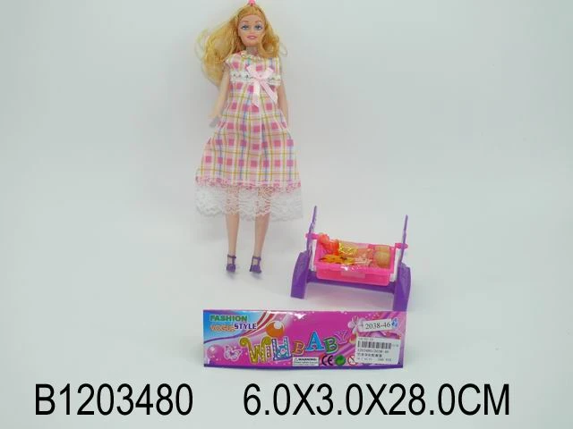 Беременная кукла (28см) Красавица-мама 3 (с аксесс.) (арт. 1203480)