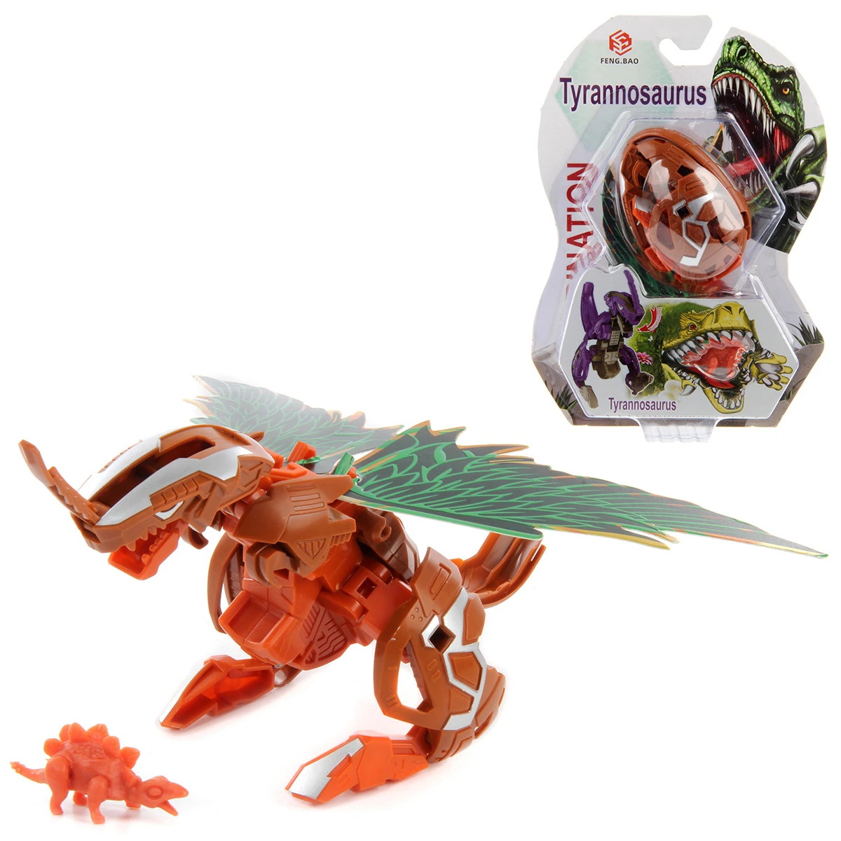 Динозавр (Тираннозавр)-трансформер, 15,5Х6,5Х21,6, блистер Динозавр (Тираннозавр)-трансформер, 15,5Х6,5Х21,6, блистер