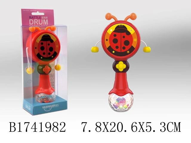 Музыкальная игрушка КОЛОТУШКА "БОЖЬЯ КОРОВКА" (свет, звук, 20 см) Музыкальная игрушка КОЛОТУШКА "БОЖЬЯ КОРОВКА" (свет, звук, 20 см)