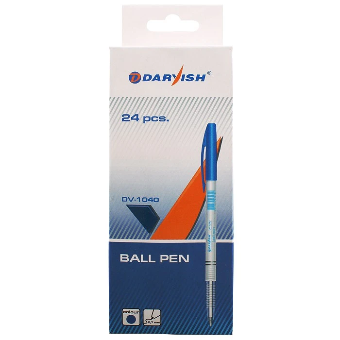 Ручка шариковая синяя "Darvish" корпус перламутровый