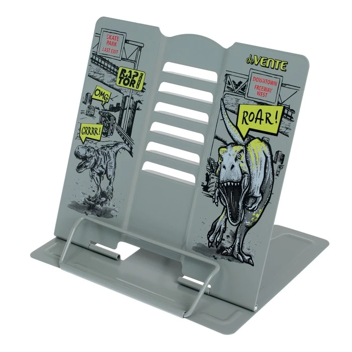 Подставка для книг металлическая deVENTE Raptor City, 200 х 190 мм, серая