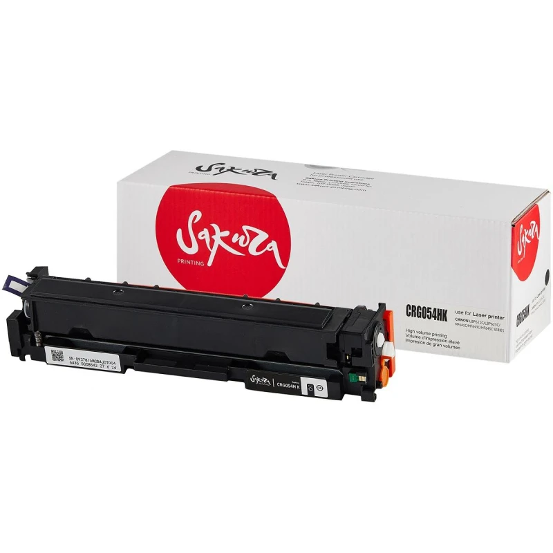 Картридж лазерный SAKURA CRG054HK чер. для Canon i-SENSYS LBP 621Cw/623Cdw