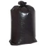 Мешки для мусора 200 л, черные, в пачке 50 штук, прочные, ПВД 37 мкм, 90х130 см,
