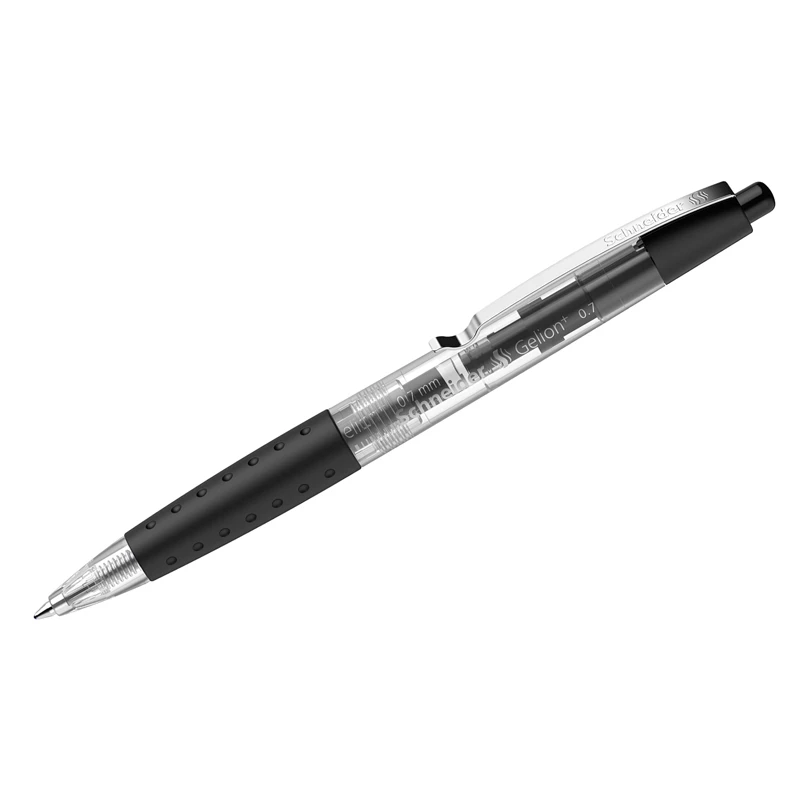 Ручка гелевая автоматическая Schneider "Gelion+" черная, 0,7мм.
