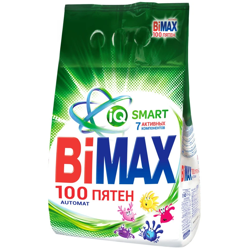 BiMAX автомат 6кг. 100 Пятен мяг.уп. смс (364-1/506-1)*1