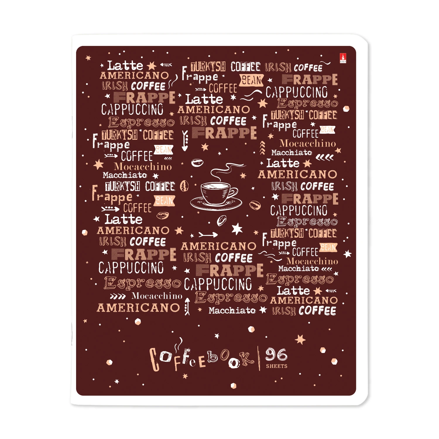 ТЕТРАДЬ 96Л. "COFFE TIME" 5 ВИДОВ