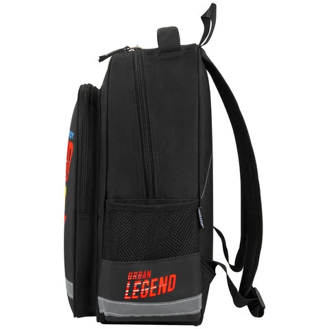 Рюкзак ПИФАГОР SCHOOL, 1 отделение, 3 кармана, "Street legend",