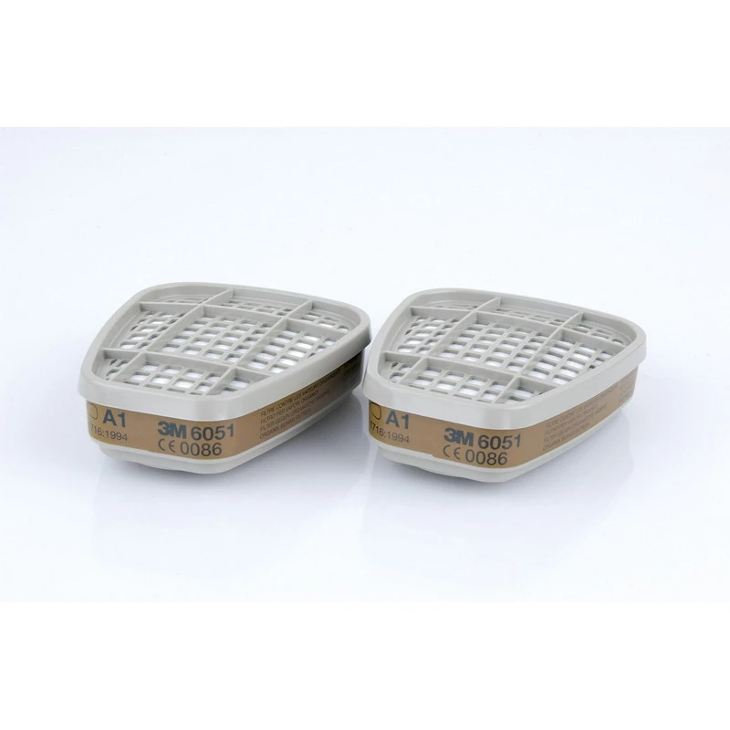 Патрон противогазовый 3М6051 маркаА1 от органич газ (6051) 2шт/уп (7000034751)