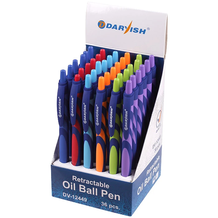 Ручка автоматическая син. "Darvish" корпус двухцветный ассорти Ручка автоматическая син. "Darvish" корпус двухцветный ассорти