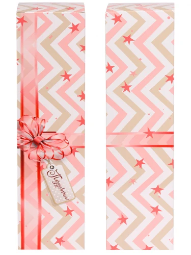 Подарочная коробка под бутылку Бант КОР-3965