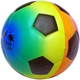 Мяч мягкий 6,35 см Футбол радужный 635188