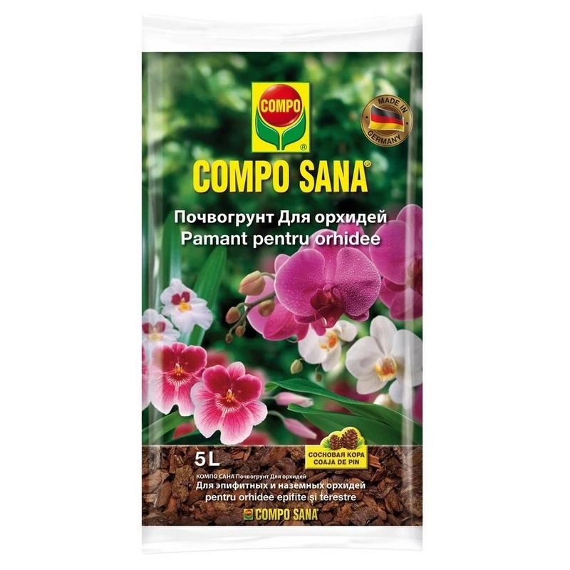 Грунт для орхидей 5 л. COMPO SANA. 1161106066
