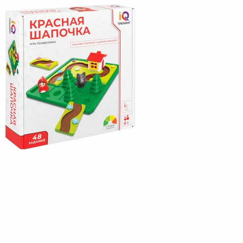 Настольная логическая игра IQ ТРЕНИНГ "Красная шапочка", 1TOY, Т25562