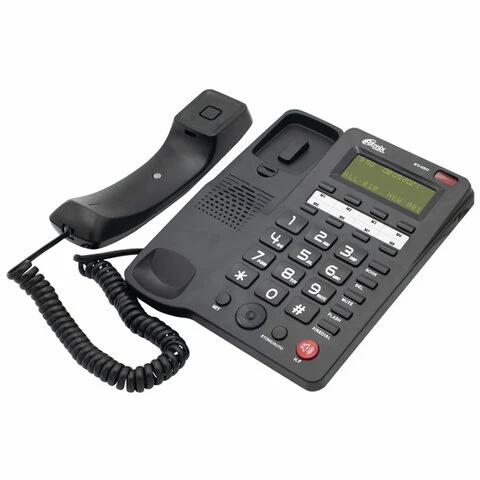 Телефон RITMIX RT-550 black, АОН, спикерфон, память 100 номеров,