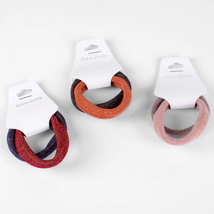 Резинки для волос в наборе 2шт , цвет ассорти