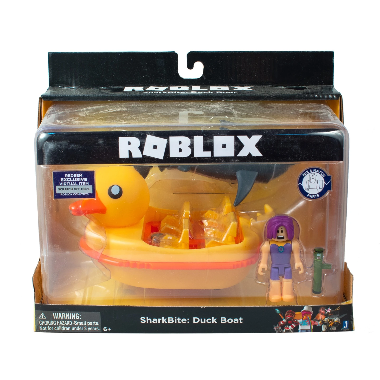 Роблокс - игровой набор Специальный транспорт (Укус акулы: Утиная лодка)