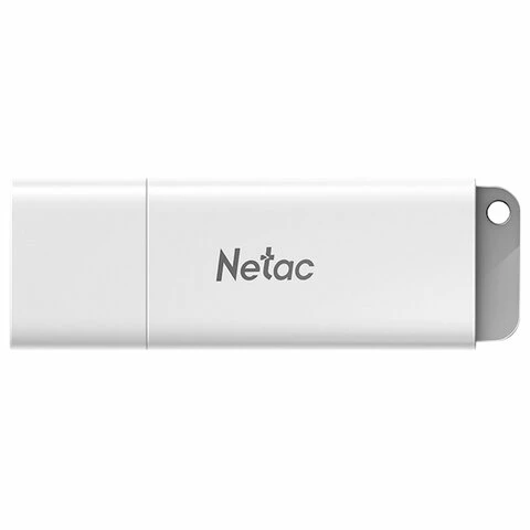 Флеш-диск 8 GB NETAC U185, USB 2.0, белый, NT03U185N-008G-20WH