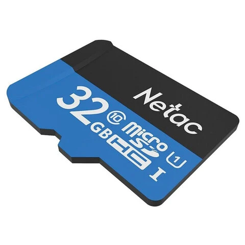 Карта памяти microSDHC 32 ГБ NETAC P500 Standard, UHS-I U1, 80 Мб/с (class 10),