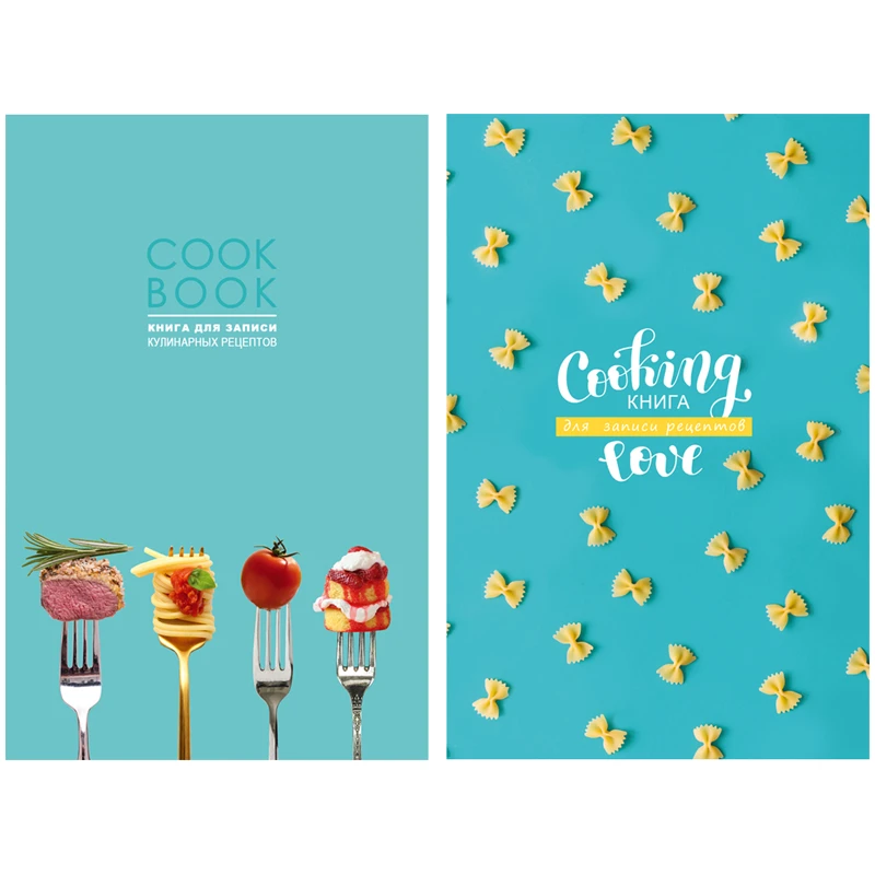 Книга для записи рецептов 80л. А5 "Cook Book", матовая ламинация,