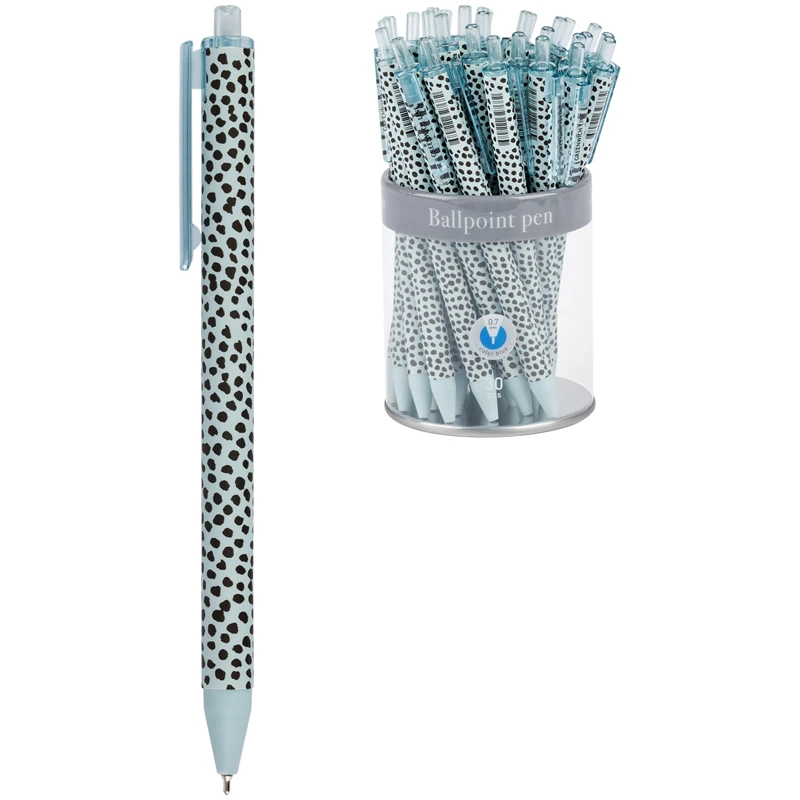 Ручка шариковая автоматическая Greenwich Line "Abstract dots" синяя,