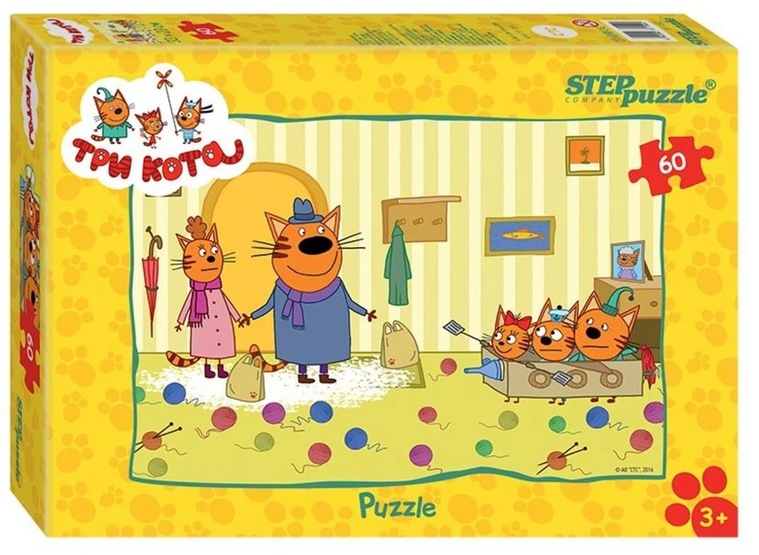 Пазлы 60 Три кота Пазлы 60 Три кота