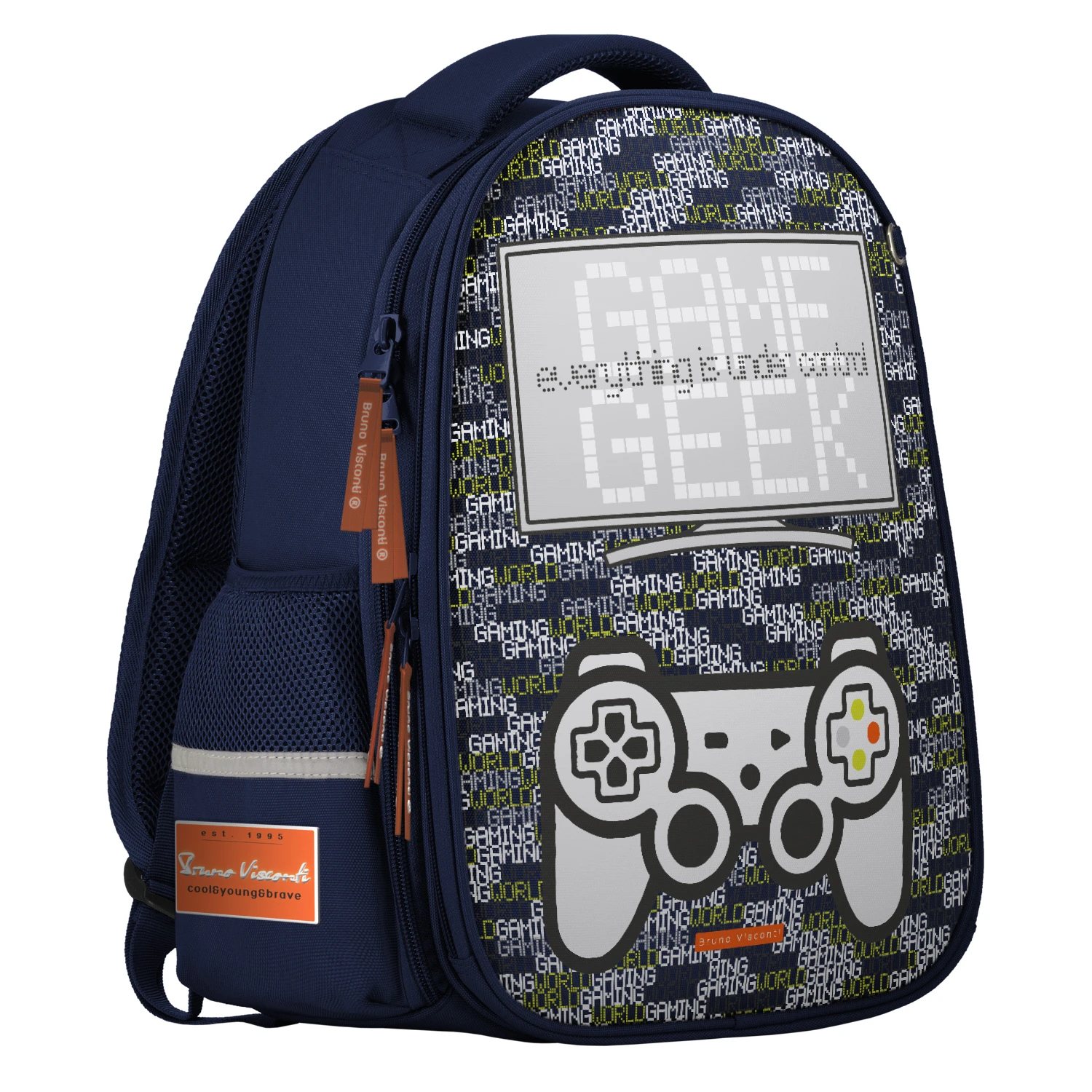 РЮКЗАК-КАПСУЛА СИНИЙ С ЭРГОНОМИЧНОЙ СПИНКОЙ "GAME GEEK"