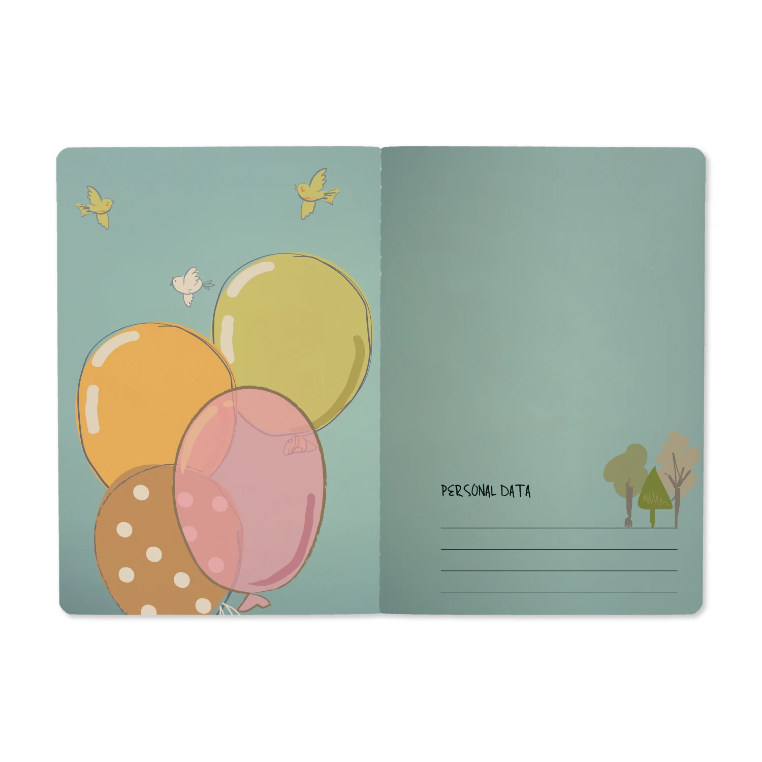 ТЕТРАДЬ А5, Bruno Visconti "GIRL AND RABBITS" 40л. клетка