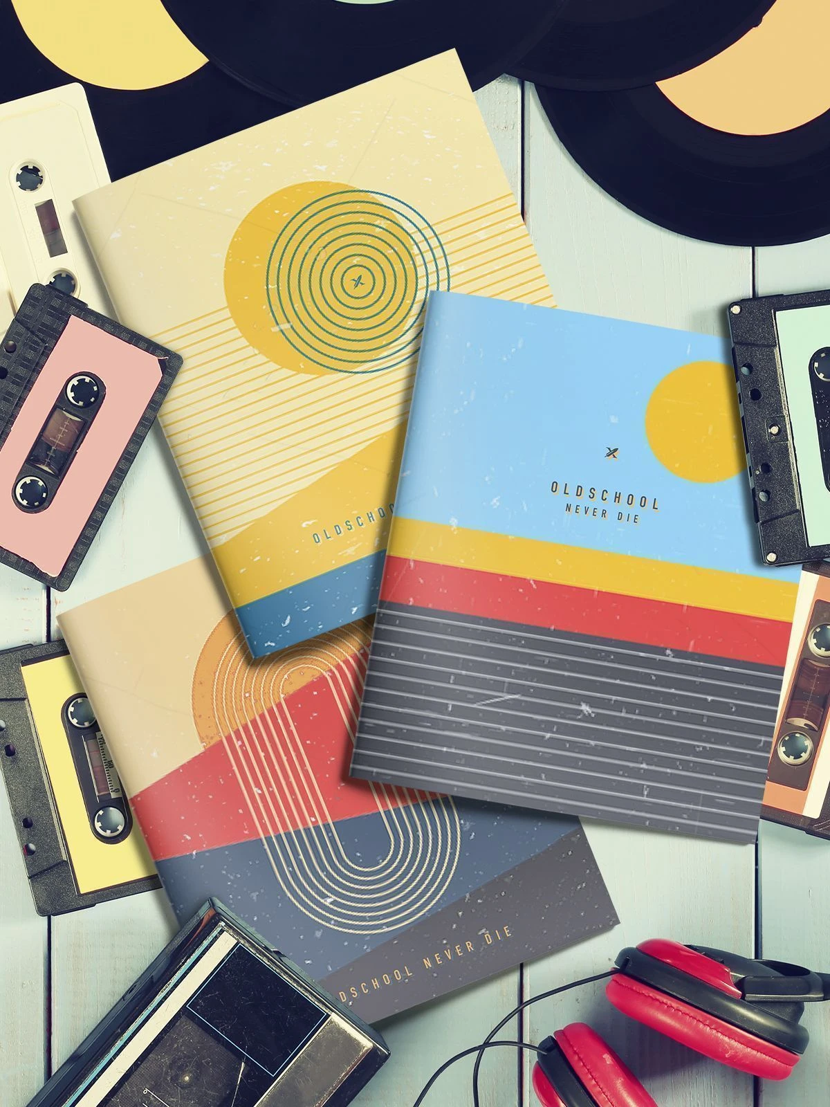 Тетрадь 48 л. кл. скреп. LOREX OLD SCHOOL EVERMORE А5 мел. карт. soft touch выб.