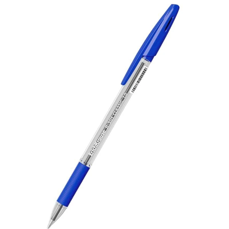 Ручка шариковая неавтоматическая ErichKrause R-301Classic 1,0,син,масл,манж