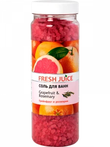 ЭЛЬФА Fresh Juice Соль для ванн "Грейпфрут и Розмарин" (Grapefruit &