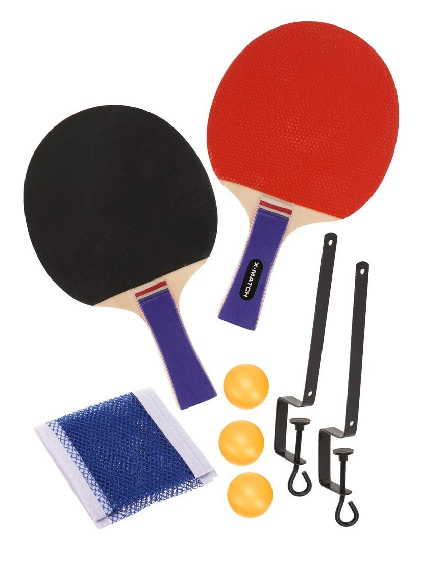 Набор для настольного тенниса X-Match, ракетки 2 штуки, шарики 3 штуки 170 см. +