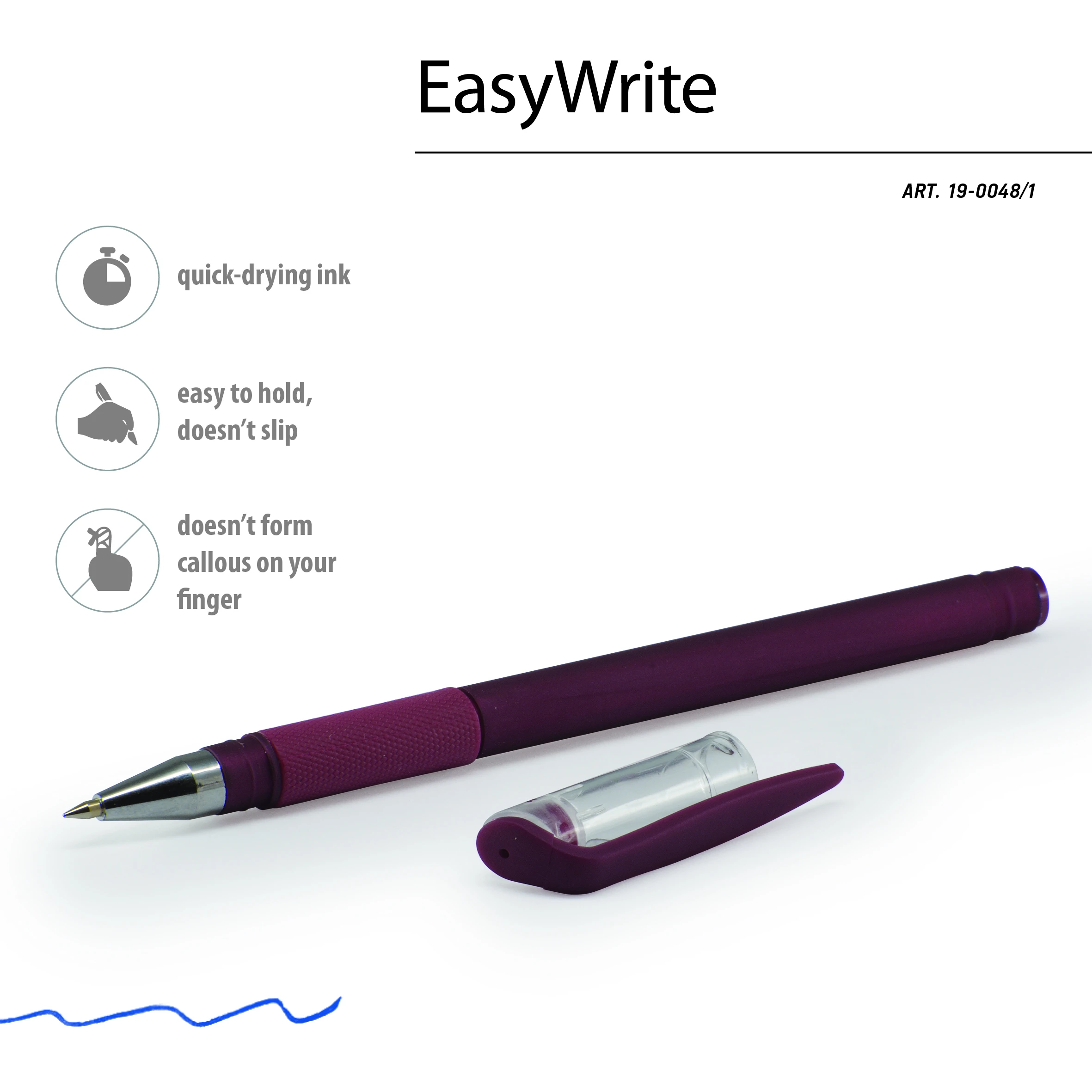 РУЧКА ПОД ПЕРСОНАЛИЗАЦИЮ "EasyWrite.ORIGINAL. Бордовый корпус"