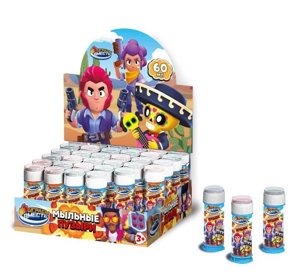 Мыльные пузыри 60мл, ИГРАЕМ ВМЕСТЕ Мыльные пузыри 60мл, ИГРАЕМ ВМЕСТЕ
