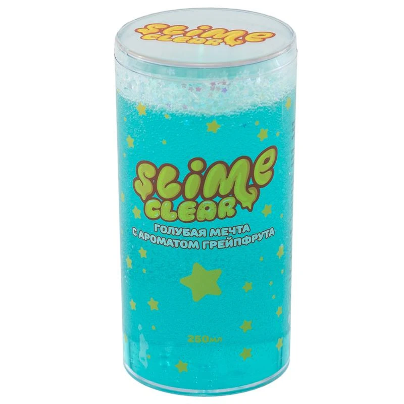 Слайм Slime "Clear-slime. Голубая мечта", голубой, с наполн.