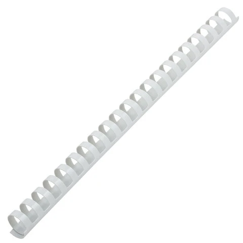 Пружины пластиковые для переплета, КОМПЛЕКТ 100 шт., 19 мм (для сшивания 121-150