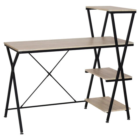 Стол на металлокаркасе BRABIX "LOFT CD-004", 1200х535х1110 мм, 3