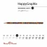 КАРАНДАШ ЧЕРНОГРАФИТОВЫЙ "HappyGraphix" СКАЗОЧНЫЕ СОВЫ НВ