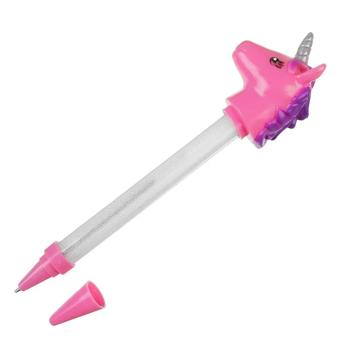 Ручка «Единорог», световая, цвета МИКС