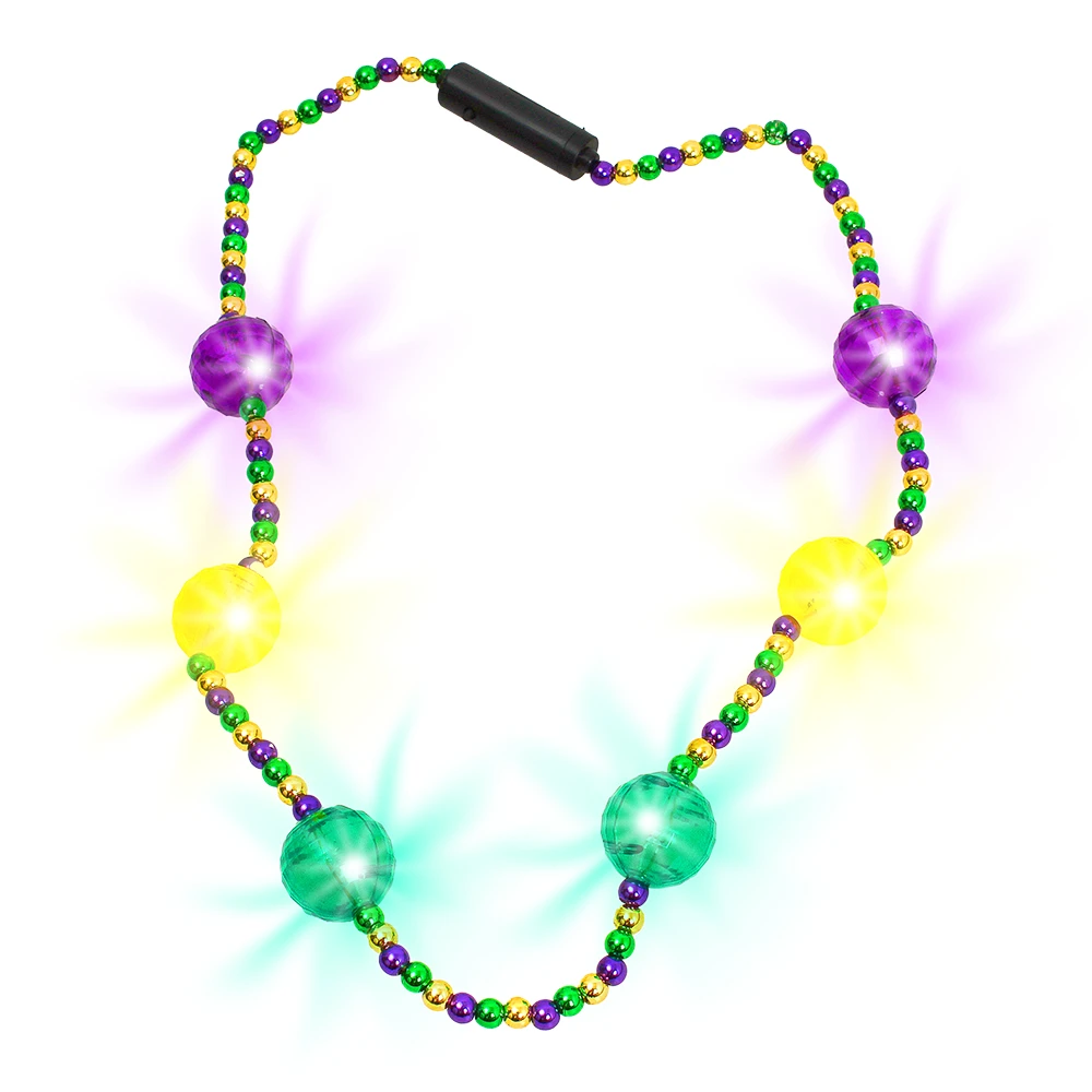 Ожерелье "Цветные бусины" (со светом)