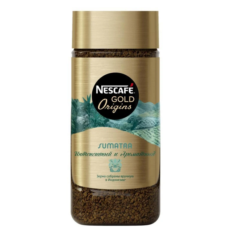 Кофе Nescafe Gold Origins Sumatra раств., 170г.