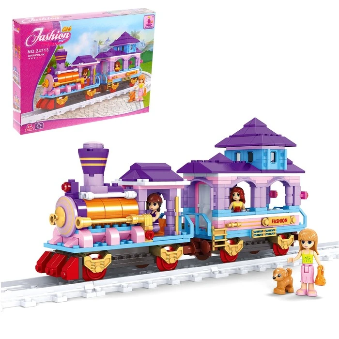 Конструктор «Модный поезд», 376 деталей