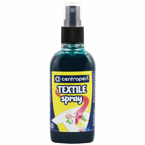 Краска-спрей для ткани и одежды ЗЕЛЕНАЯ CENTROPEN "Textile Spray", 110