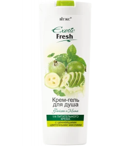 ВИТЭКС EXOTIC FRESH Крем-гель для душа ФЕЙХОА И МЯТА 500мл/20шт NEW, код 01 55