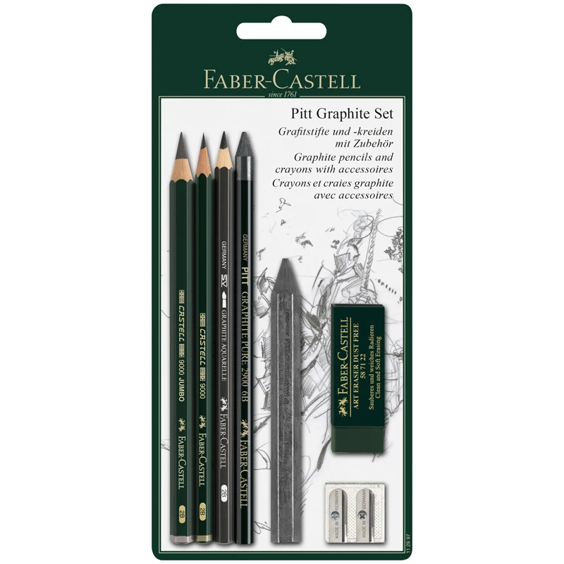 Набор карандашей ч/г Faber-Castell "Pitt Graphite",