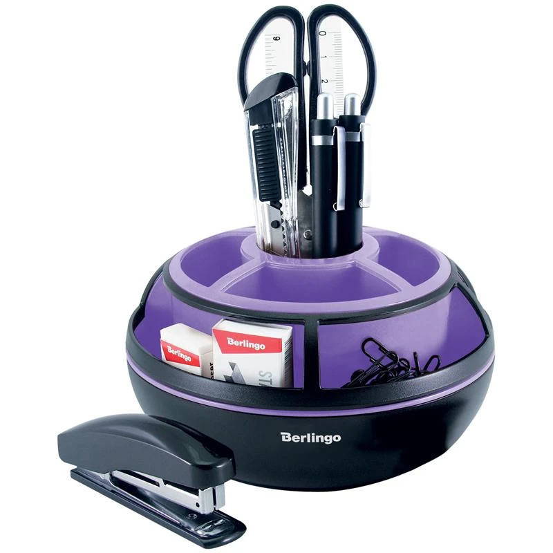 Настольный органайзер Berlingo "Instinct", 9 предметов, вращающийся,