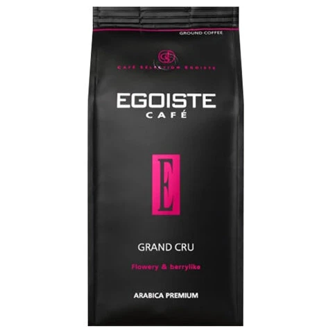 Кофе в зернах EGOISTE "Grand Cru", 100% арабика, 1000 г, вакуумная